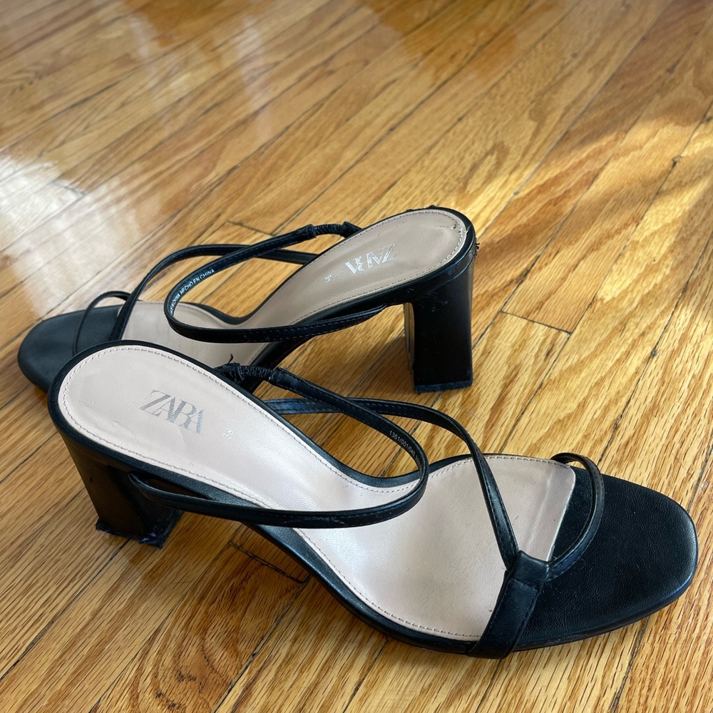 Zara Strappy Heeled Sandals